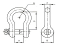 Europe Type Large Bow Shackle Carbon Steel