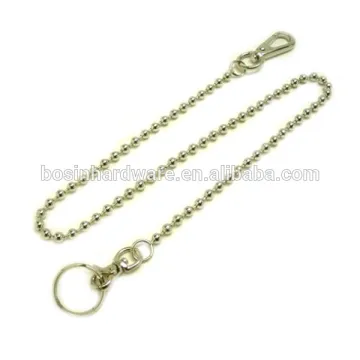 Fashion High Quality Metal Ball Chain Wallet Chain Keychain
