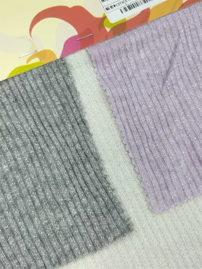 Rib Cloth Thick Needle Filamentary Silver Whorl Fabrics