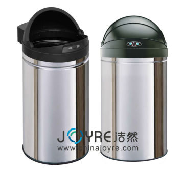 30L helmet hotel use chrome sensor bin / sensor trash can / sensor rubbish can