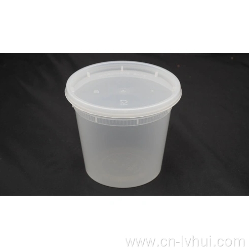 20oz PP Soup Containers with PE Lids