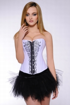 Hot selling Sexy corset--White Swan