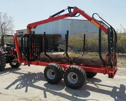 Log Crane Grapples for Earth Moving Machinery