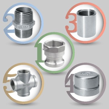 CNC stainless steel plumbing fitting