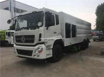 6x4 drive type 13 tons pavement cleaning truck