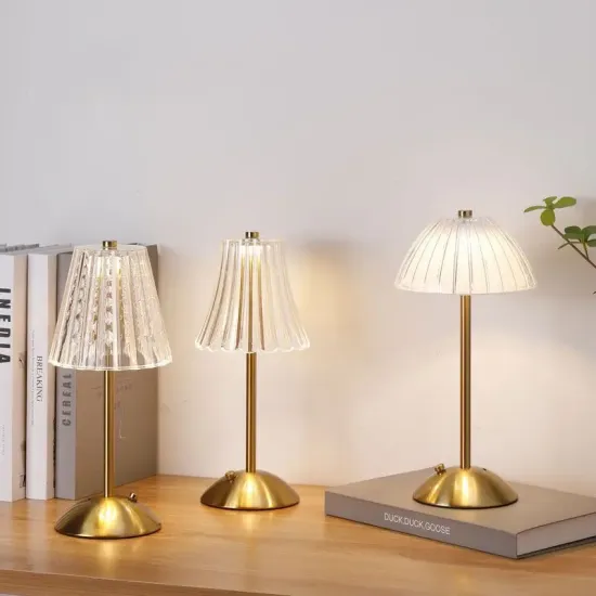 New Luxury Hotel LED Table Lamp with Charging Function