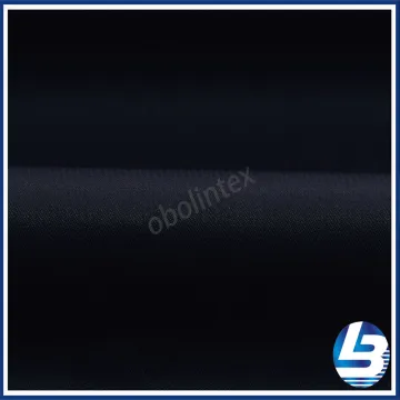 OBL20-155 100% Polyester Dobby Pongee Fabric With PU White