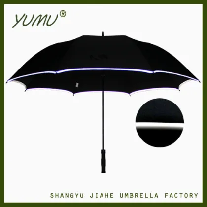 30" Reflective Stripe Umbrella, VIP Golf Umbrella