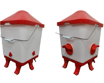 Bộ nạp gà bằng nhựa tự động 5 gallon và người uống cho các trang trại gia cầm và chuồng
