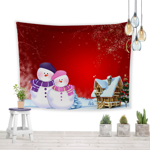 Kerstthema bedrukte muur hangend doek