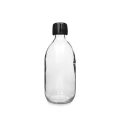 Transparente 150 ml runde Sirupglasflasche