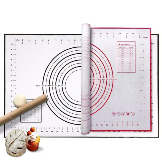 Professional Kitchen Tools: Custom Non-Stick BBQ Pastry Oven, Kneading Rolling Dough Baking Sheet, Silicone Baking Mat for Cooking