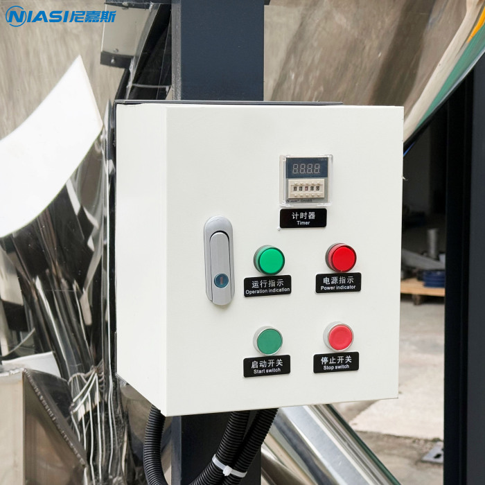 Máy trộn viên nhựa tròn xoắn ốc 500kg