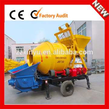 Affordable Concrete Mixer Pump Trailer Hydraulic Portable Concrete Mixing Equipment