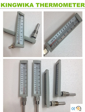 Glass Thermometer with Ss304 Stainless Steel Connection
