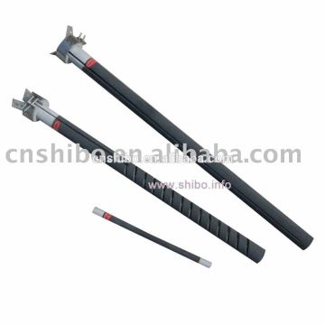 double spiral Type Sic Heating rods for furnace