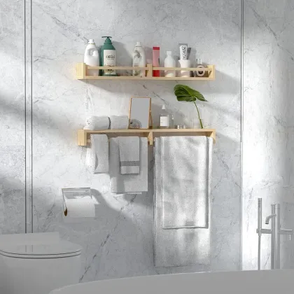 Modern Wooden Open Shelf Bookcase