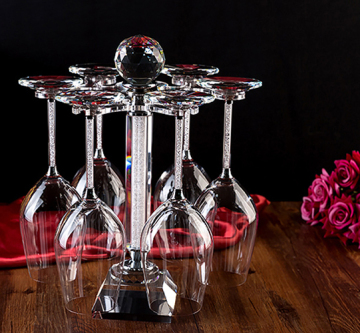 Lead-free crystal wine glass