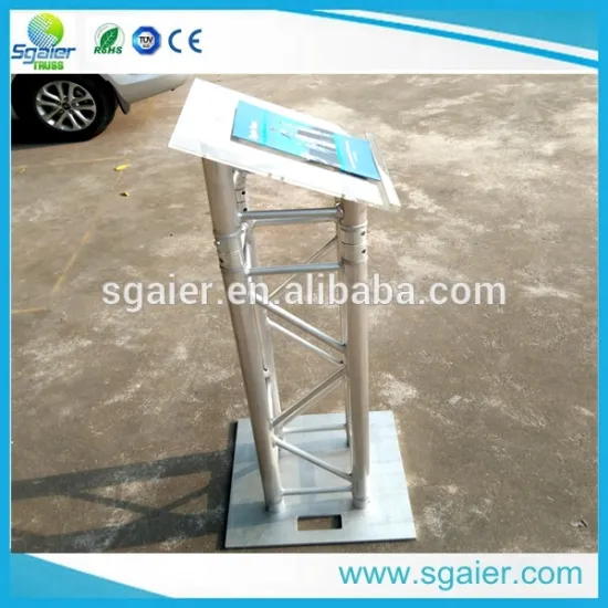 Guangzhou wholesale aluminum furniture lecture stand stage podium