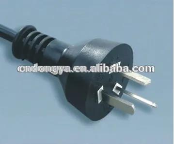IRAM approval Argentina 3 pin power cord plug for refrigerator