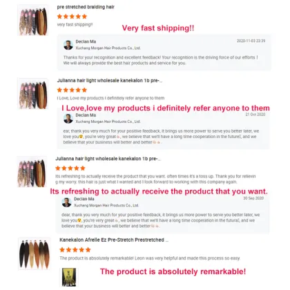 Julianna Wholesale hair braid kanekalone ombre pre stretched braiding hair black professional braiding hair