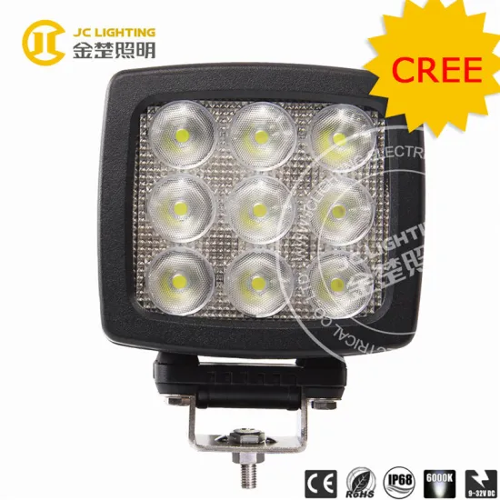 90W 12V 24V LED tractor work Light 6000K WaterProof IP68 Flood 4x4 Jeep ATV Tractor Motorcycle Offroad Fog Work Light