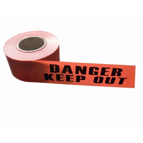 道路安全PEハザード警告テープ粘着剤なし
