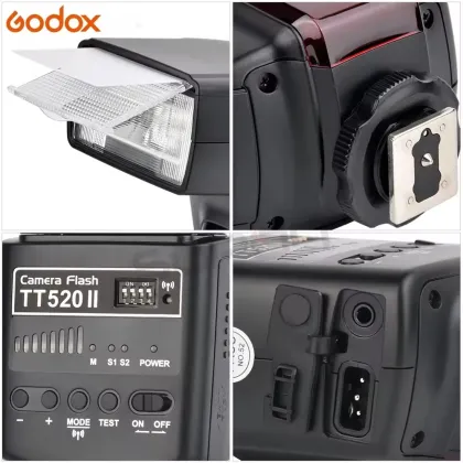 Godox TT520II Universal Camera Flash with Trigger