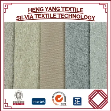 100% Polyester flax like fabric for sofa with pu coating / pillow fabric