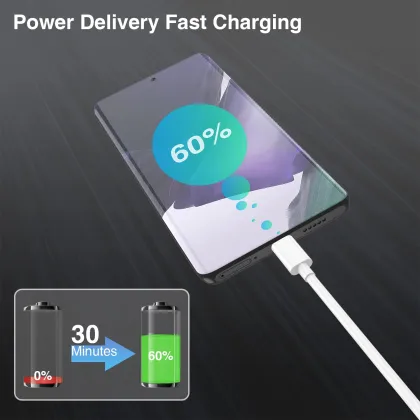 Wholesale USB-C Cable 6A Phone Charger for Xiaomi, HUAWEI, OPPO, Samsung