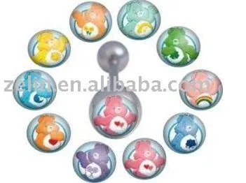 care bear logo tongue jewelry,tongue ring, tongue piercing