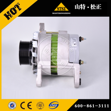 Alternator 600-861-3111 voor Komatsu-motor SA6D114E-2-TR