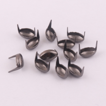 DIY Oval Small Brass Clothing Bag Rivets: Spike Claw Nail Studs