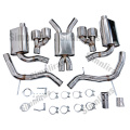 Passend für Mercedes Benz R230 SL55 AMG 02-08 Achsenrücker Auspuffanlagenquad Ovaler Spitze