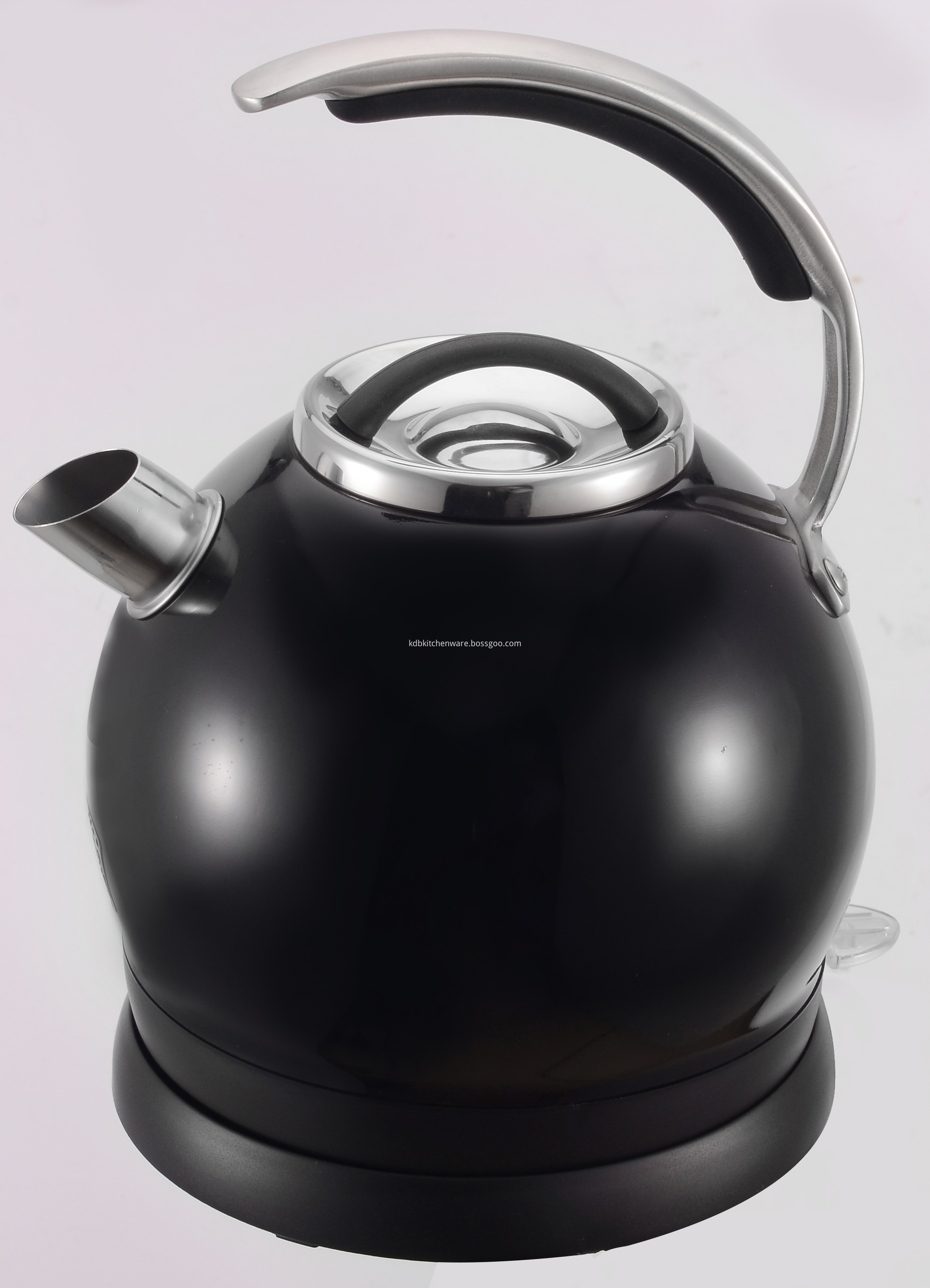 1.8L electric stainless steel black color kettle