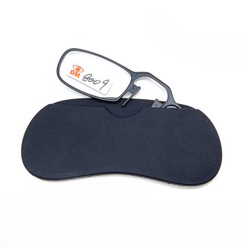 DM8009 S003 CASE MINI KLİP TOPRAK BURUNDA DOLAŞTIRMA KULLANMAK ZİNCİR ETMEME Gözlükleri - Promosyon Hafif Unisex Hazır Optik
