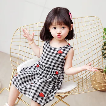 2023 New Children's Cotton Princess Dresses for Big Kids and Little Girls