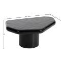 Personalisierte unregelmäßige schwarze Beton -Couchtisch
