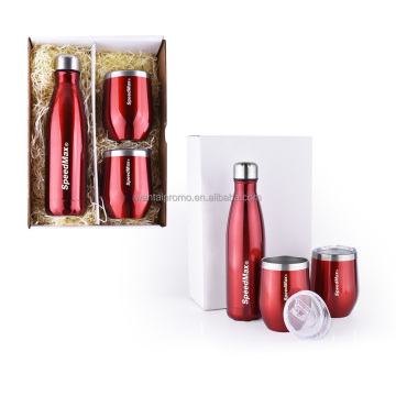 Set di scatole per tumbler da viaggio da 3 -PC - bottiglia da viaggio termo da 500 ml con set di bicchieri