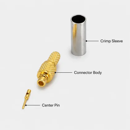 Miniature MMCX RF Connector for PCB Wireless Devices