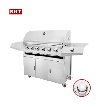 Outdoor Kitchen Small Yard Gas Grill Oven Folding BBQ Grill Small Barbecue Grill