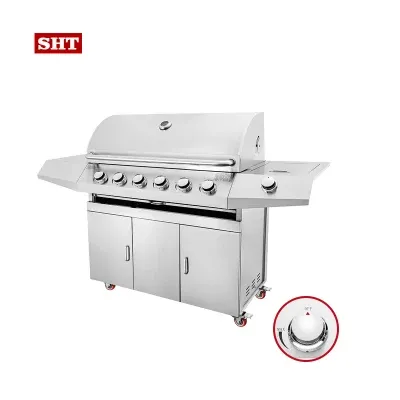 Outdoor Kitchen Small Yard Gas Grill Oven Folding BBQ Grill Small Barbecue Grill