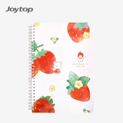 Wholesale Strawberry Bear Spiral Notebook Joytop 3992