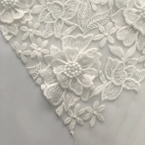 Best Selling  Handmade Flower Mesh Embroidery Fabric