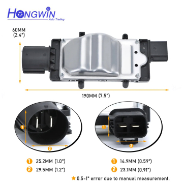 Universal Engine Cooling Fan Control Unit Module for Ford Focus 2013-18 and Volvo 2011-2016