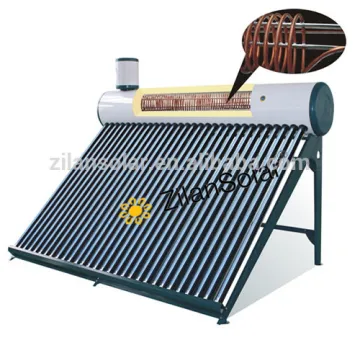 200L Galvanized steel solar water heater with coil