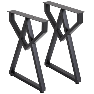 28 Inch Metal Desk Table Legs