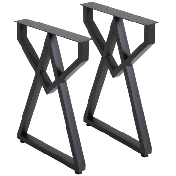 أرجل طاولة مكتب معدنية مقاس 28 بوصة