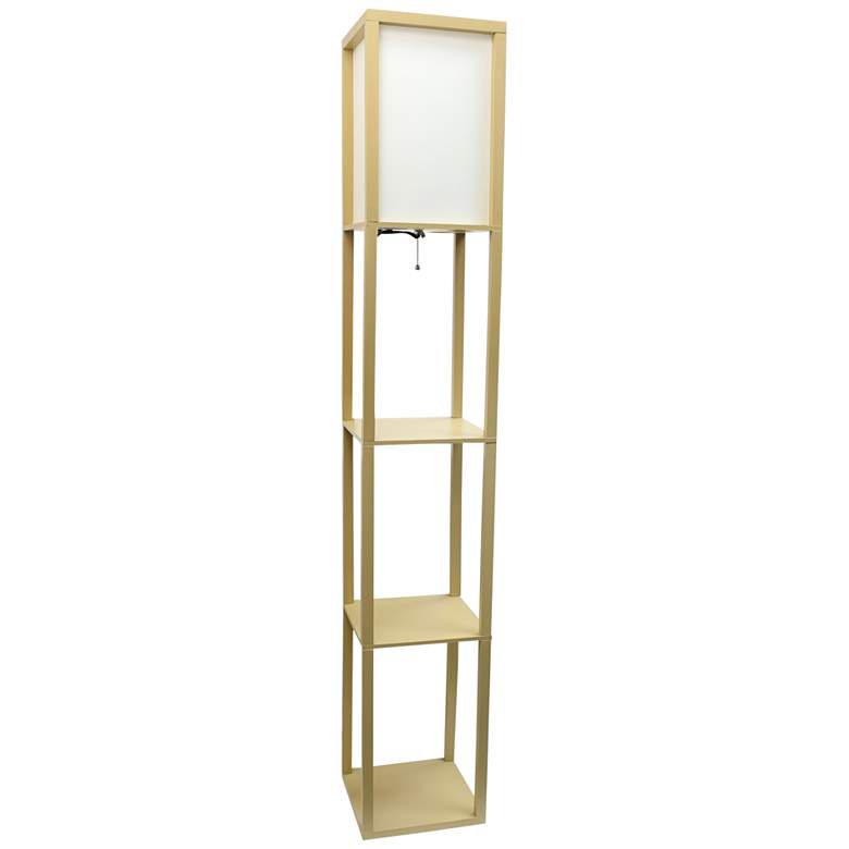 F002 MDF shelf floor lamp (2)