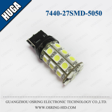 OSRING New car led bulb high quality 27 SMD 5050 led bulb 7440
